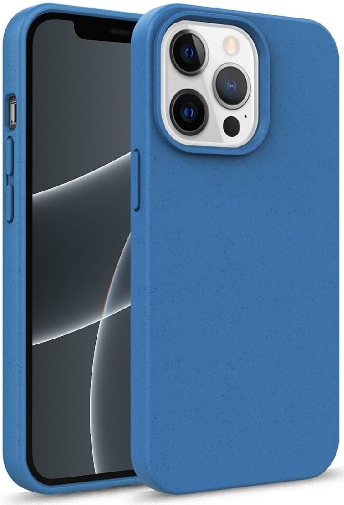 Apple iPhone 13 Pro Max Hoesje Flexibel en Dun TPU Back Cover Blauw afbeelding 1