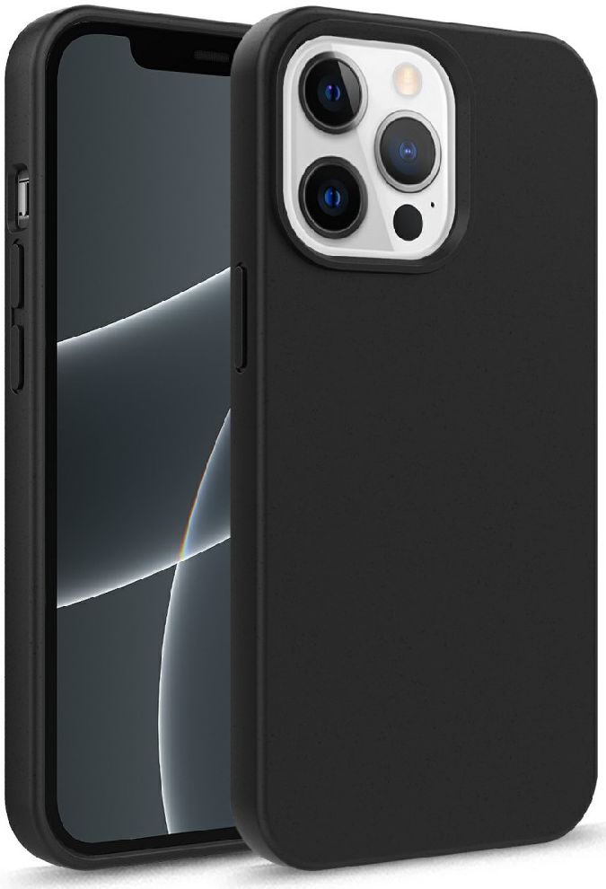 Apple iPhone 13 Hoesje Flexibel en Dun TPU Back Cover Zwart afbeelding 1