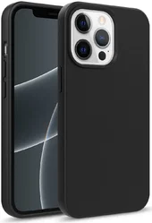 Apple iPhone 13 Hoesje Flexibel en Dun TPU Back Cover Zwart afbeelding