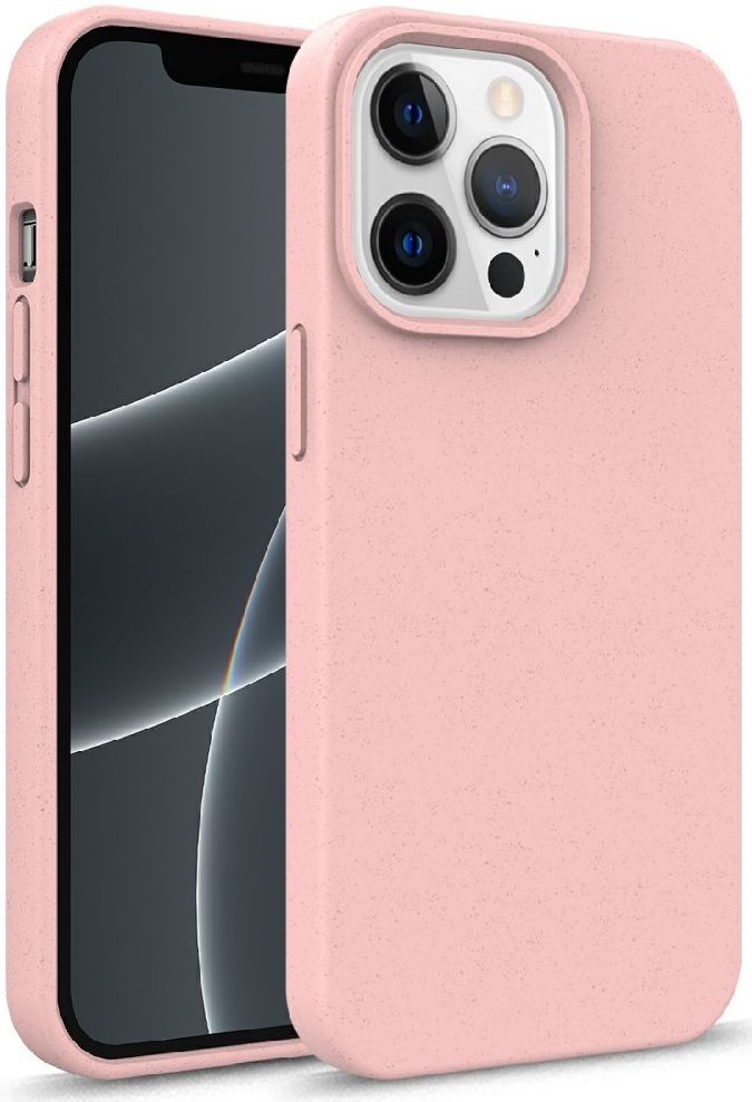 Apple iPhone 13 Pro Hoesje Flexibel en Dun TPU Back Cover Roze afbeelding 1