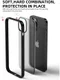 iPaky Apple iPhone 13 Mini Hoesje Hybride Back Cover Wit afbeelding 2