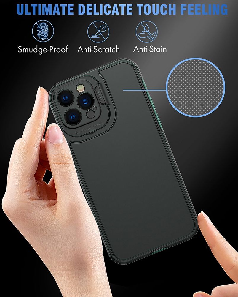 Apple iPhone 13 Pro Hoesje met Camera Protector Kickstand Groen afbeelding 5