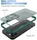 Apple iPhone 13 Pro Hoesje met Camera Protector Kickstand Groen afbeelding 2