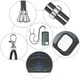 Apple iPhone 13 Pro Hoesje met Koord Back Cover Keycord Zwart afbeelding 6