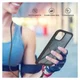Apple iPhone 13 Mini Hoesje met Koord Back Cover Keycord Zwart afbeelding 4