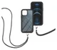 Apple iPhone 13 Pro Max Hoesje met Koord Back Cover Keycord Zwart afbeelding 3