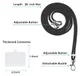 Apple iPhone 13 Pro Max Hoesje met Koord Back Cover Keycord Zwart afbeelding 7