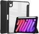 Apple iPad Mini 6 Hoes Tri-Fold Book Case Transparant/Zwart afbeelding 1