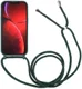 Apple iPhone 13 Hoesje Back Cover Flexibel TPU met Koord Groen afbeelding 2