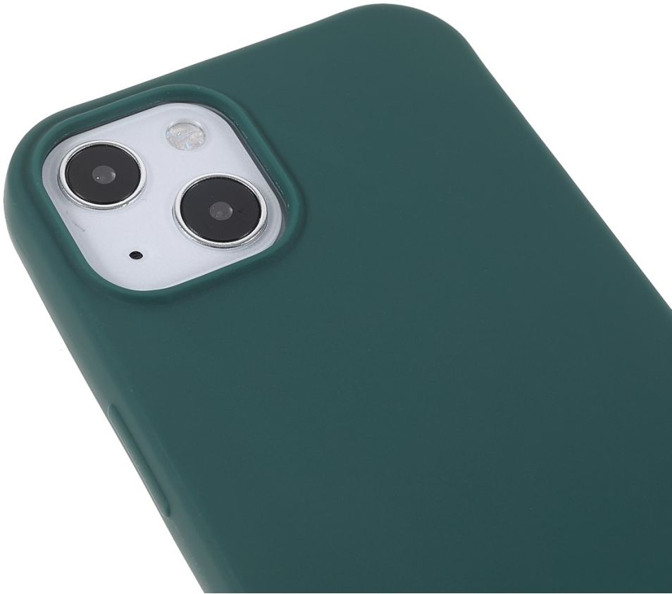 Apple iPhone 13 Hoesje Back Cover Flexibel TPU met Koord Groen afbeelding 4