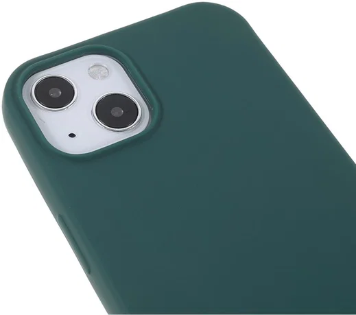 Apple iPhone 13 Hoesje Back Cover Flexibel TPU met Koord Groen afbeelding 4