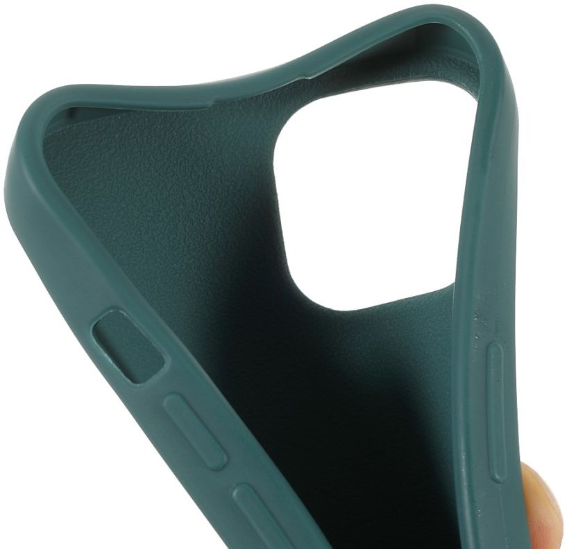 Apple iPhone 13 Hoesje Back Cover Flexibel TPU met Koord Groen afbeelding 7