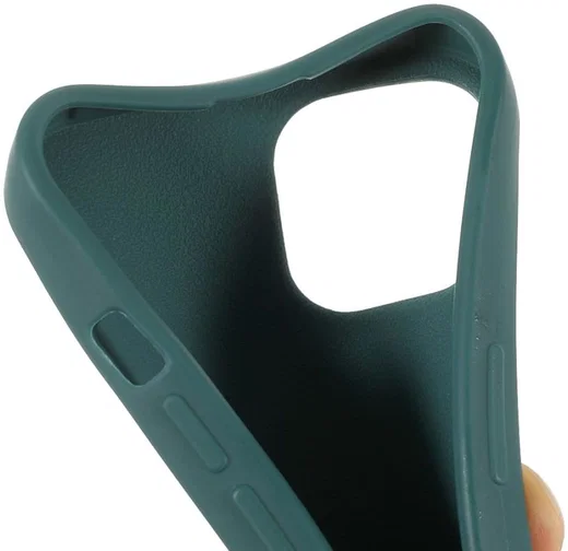 Apple iPhone 13 Hoesje Back Cover Flexibel TPU met Koord Groen afbeelding 7