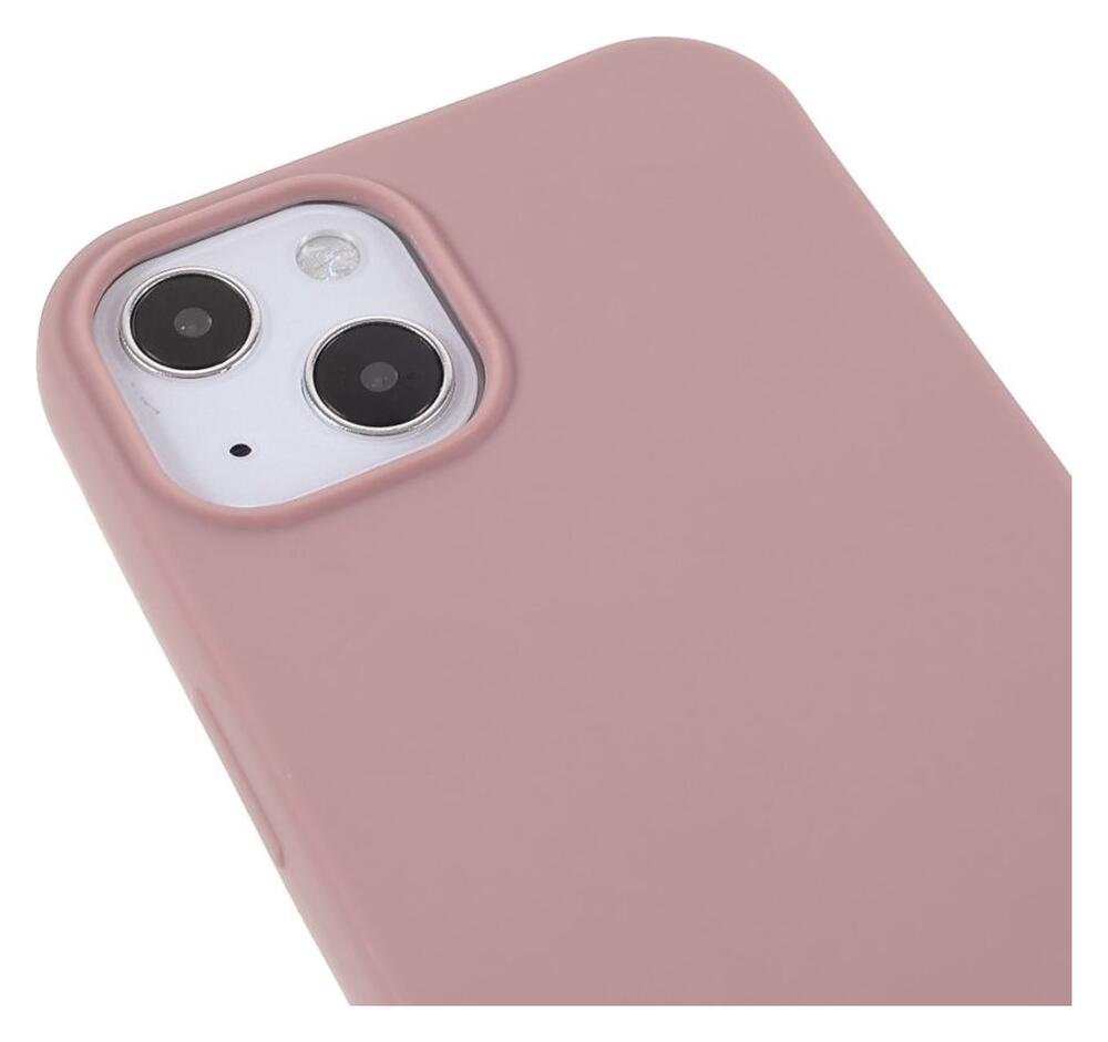 Apple iPhone 13 Hoesje Back Cover Flexibel TPU met Koord Roze afbeelding 4