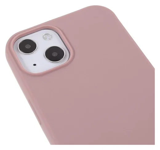 Apple iPhone 13 Hoesje Back Cover Flexibel TPU met Koord Roze afbeelding 4