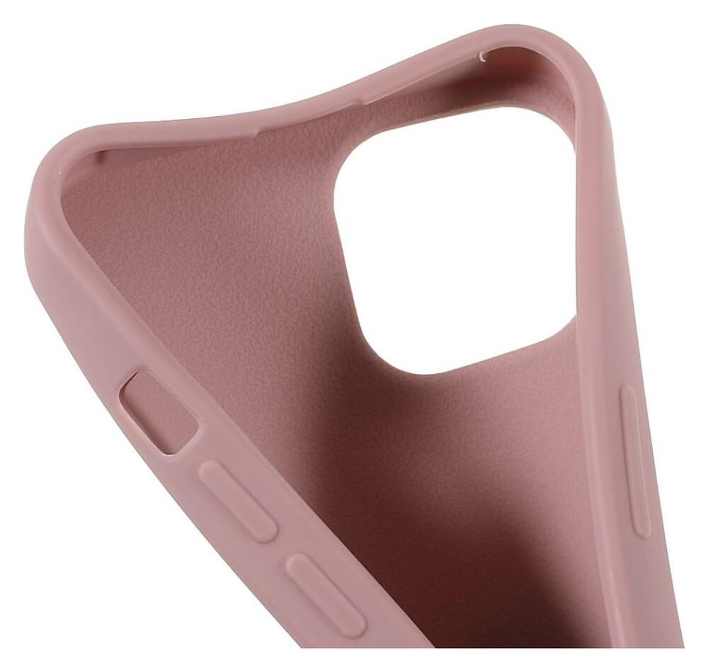 Apple iPhone 13 Hoesje Back Cover Flexibel TPU met Koord Roze afbeelding 6