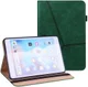 Apple iPad Mini 7 / 6 Hoes Tri-Fold Portemonnee Book Case Groen afbeelding 1