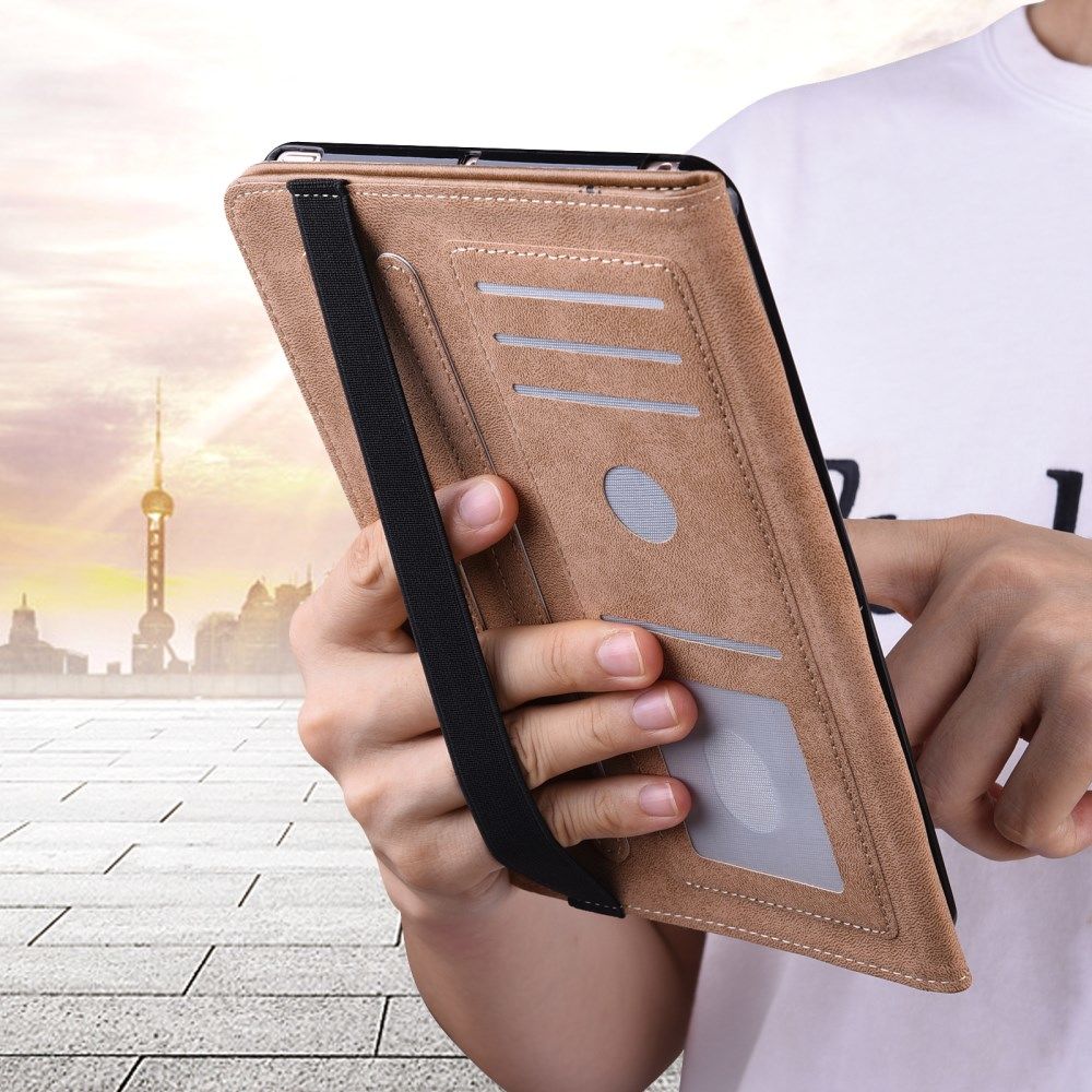 Apple iPad Mini 7 / 6 Hoes Tri-Fold Portemonnee Book Case Groen afbeelding 10