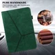 Apple iPad Mini 7 / 6 Hoes Tri-Fold Portemonnee Book Case Groen afbeelding 3
