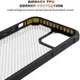 Apple iPhone 13 Hoesje Carbon Back Cover Schokbestendig Rood afbeelding 5