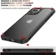 Apple iPhone 13 Hoesje Carbon Back Cover Schokbestendig Rood afbeelding 7