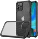 Apple iPhone 13 Pro Hoesje Carbon Back Cover Schokbestendig Zwart afbeelding 1