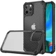 Apple iPhone 13 Pro Max Hoesje Carbon Back Cover Schokbestendig Zwart afbeelding 1