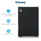 Apple iPad Mini 6 Hoes Tri-Fold Book Case Kunstleer Zwart afbeelding 3