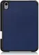 Apple iPad Mini 7 / 6 Hoes Tri-Fold Book Case Kunstleer Donkerblauw afbeelding 10