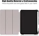 Apple iPad Mini 7 / 6 Hoes Tri-Fold Book Case Kunstleer Donkerblauw afbeelding 6