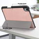Apple iPad Mini 7 / 6 Hoes Tri-Fold Book Case Kunstleer Roze Goud afbeelding 4