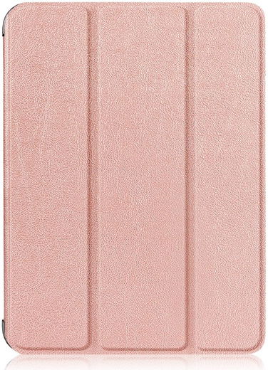 Apple iPad Mini 7 / 6 Hoes Tri-Fold Book Case Kunstleer Roze Goud afbeelding 2