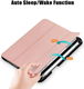 Apple iPad Mini 7 / 6 Hoes Tri-Fold Book Case Kunstleer Roze Goud afbeelding 7