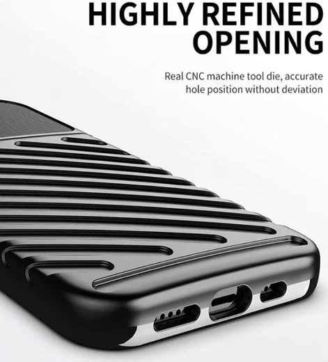 Apple iPhone 13 Hoesje TPU Thunder Design Back Cover Zwart afbeelding 6