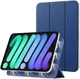 Apple iPad Mini 7/6 Hoesje Magnetische Tri-Fold Book Case Blauw afbeelding 1