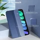 Apple iPad Mini 7/6 Hoesje Magnetische Tri-Fold Book Case Blauw afbeelding 3