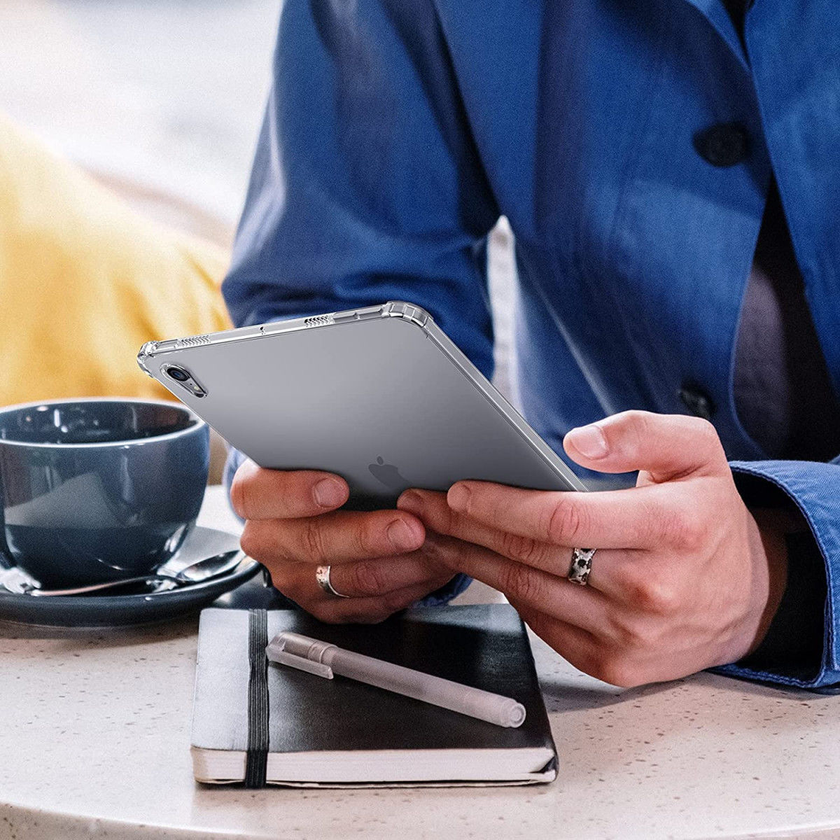 Apple iPad Mini 7/6 Hoesje Schokbestendige TPU Back Cover Transparant afbeelding 2