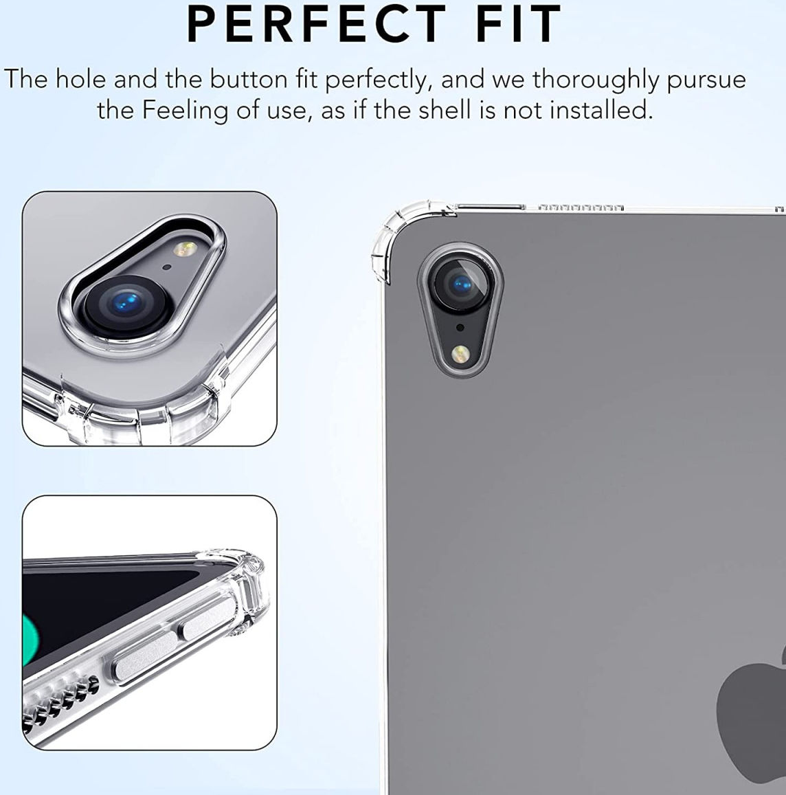 Apple iPad Mini 7/6 Hoesje Schokbestendige TPU Back Cover Transparant afbeelding 7