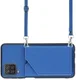 Samsung Galaxy A12 Hoesje Portemonnee Back Cover met Koord Blauw afbeelding 5