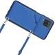 Samsung Galaxy A12 Hoesje Portemonnee Back Cover met Koord Blauw afbeelding 6