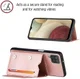 Samsung Galaxy A12 Hoesje Portemonnee Back Cover met Koord Roze Goud afbeelding 4