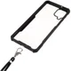 Samsung Galaxy A12 Hoesje met Koord Back Cover Keycord Zwart afbeelding 5