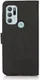 KHAZNEH Motorola Moto G60s Hoesje Retro Wallet Book Case Zwart afbeelding 4