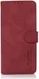 KHAZNEH Motorola Moto G60s Hoesje Retro Wallet Book Case Rood afbeelding 2