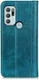 Motorola Moto G60s Hoesje Portemonnee Book Case Splitleer Groen afbeelding 7