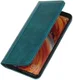 Motorola Moto G60s Hoesje Portemonnee Book Case Splitleer Groen afbeelding 2