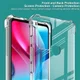 Motorola Moto G60s Hoesje Dun TPU + Screen Protector Transparant afbeelding 5