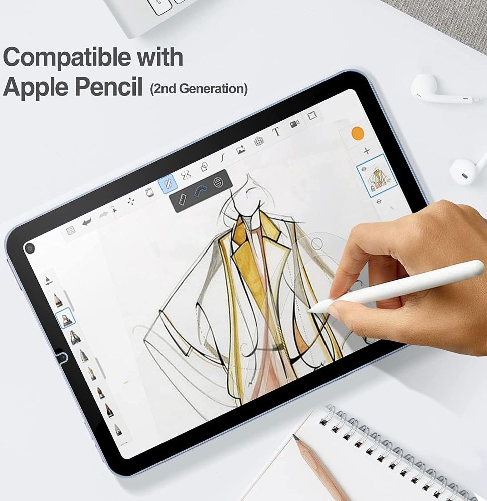 Apple iPad Mini 7/6 Screen Protector 0.3mm Arc Edge Tempered Glass afbeelding 3