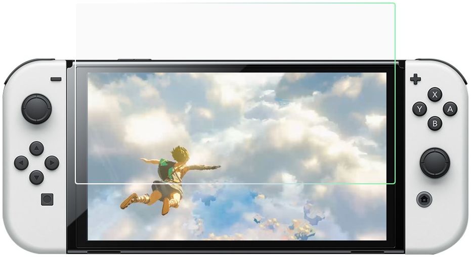 Nintendo Switch OLED Screen Protector 9H Tempered Glass 0.3mm afbeelding 1