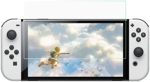Nintendo Switch OLED Screen Protector 9H Tempered Glass 0.3mm afbeelding 1